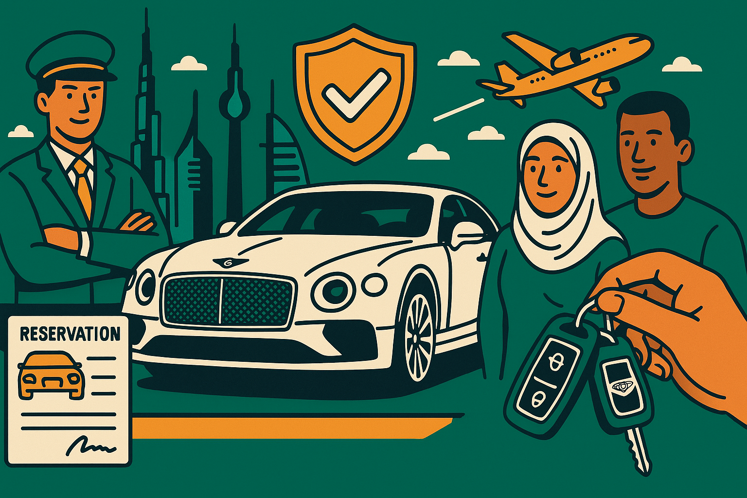 Bentley Rental Package in Dubai