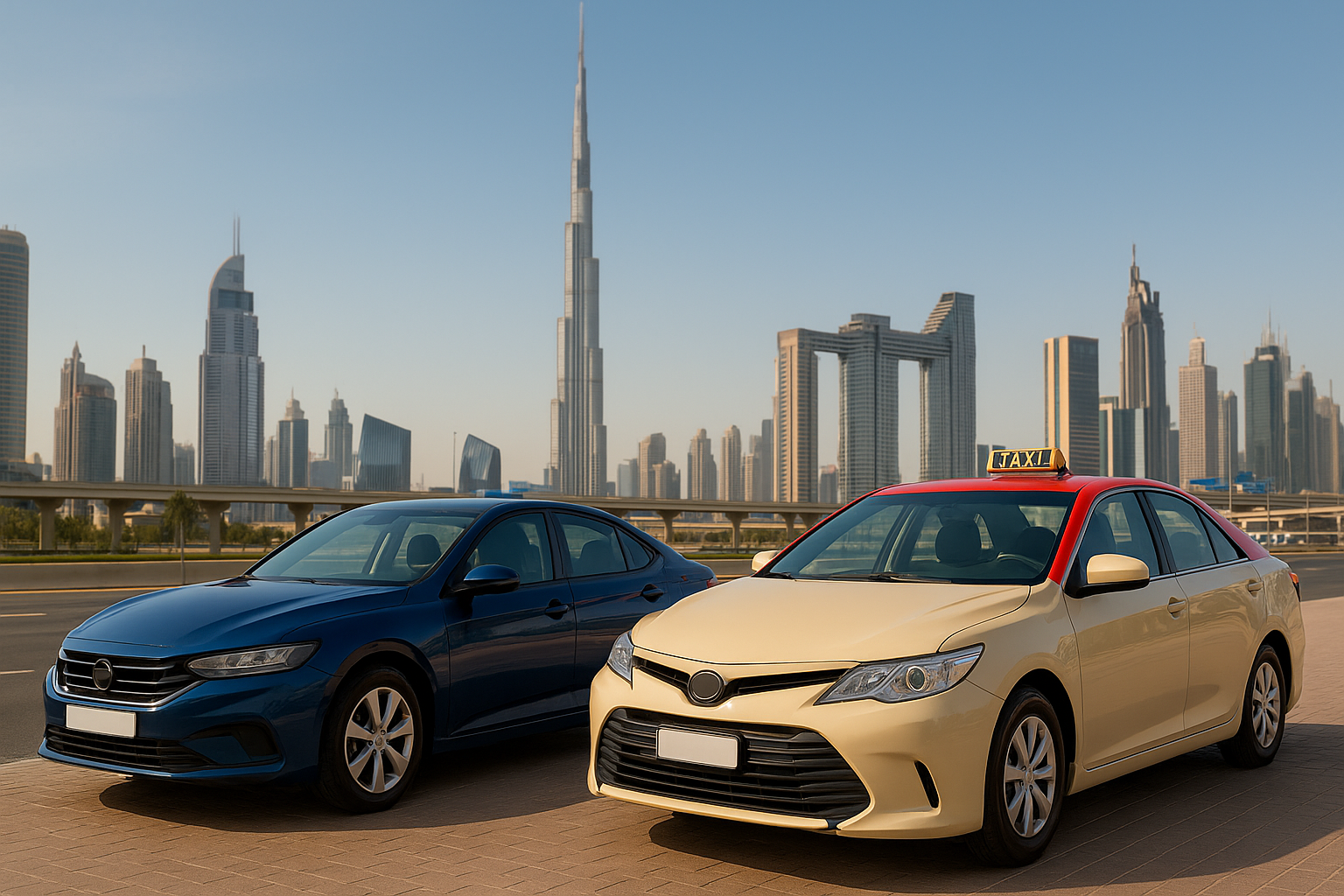 Car Rentals vs. Taxis in Dubai