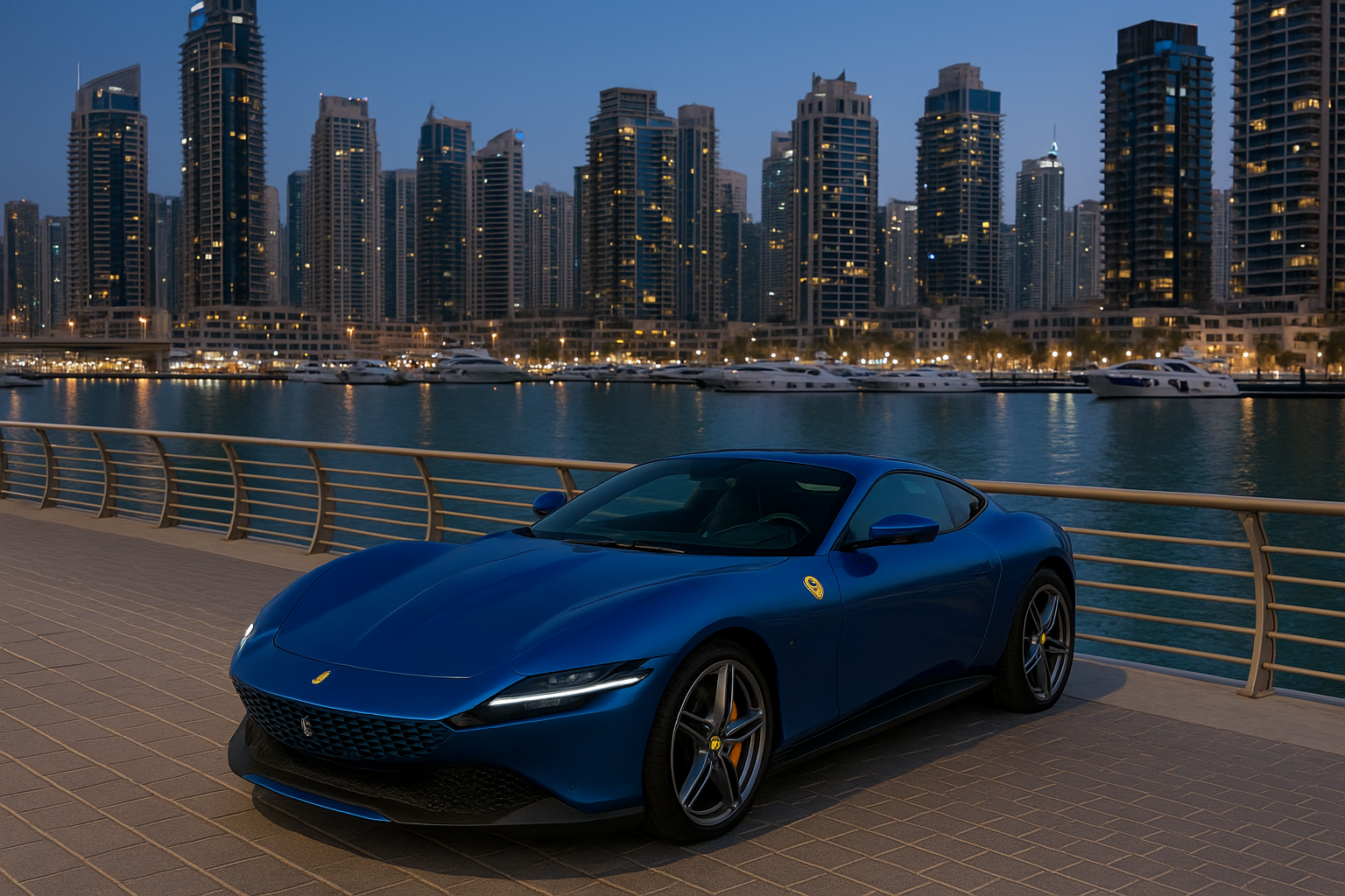 Ferrari Rental Insurance in Dubai