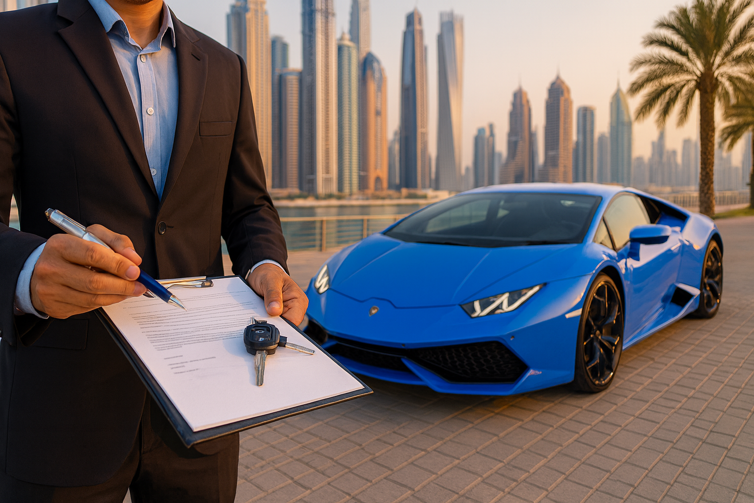 Lamborghini Rental Insurance in Dubai