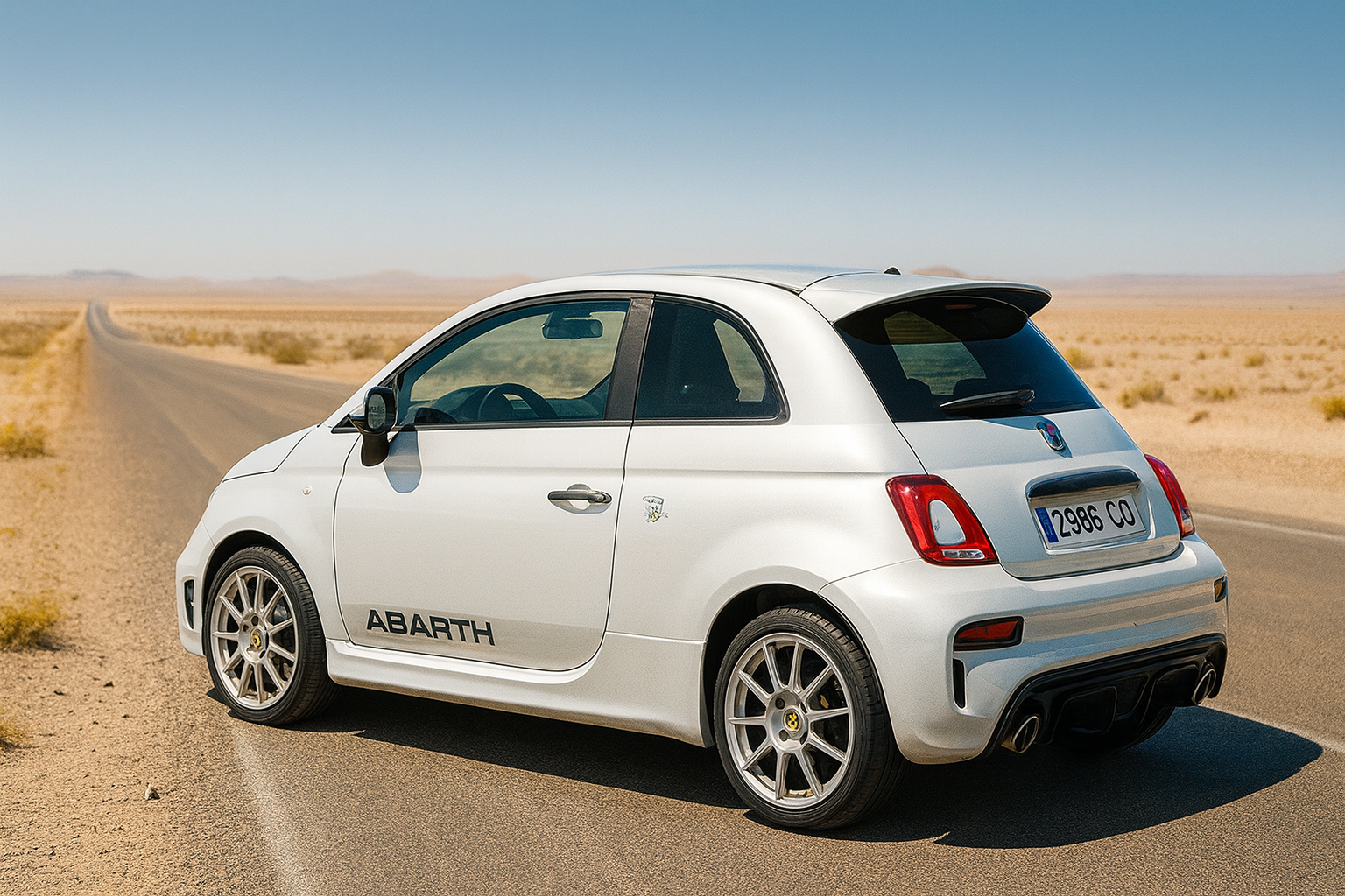 Renting an Abarth in Dubai