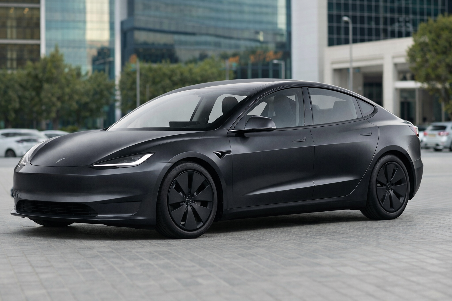 Renting a Tesla in Dubai